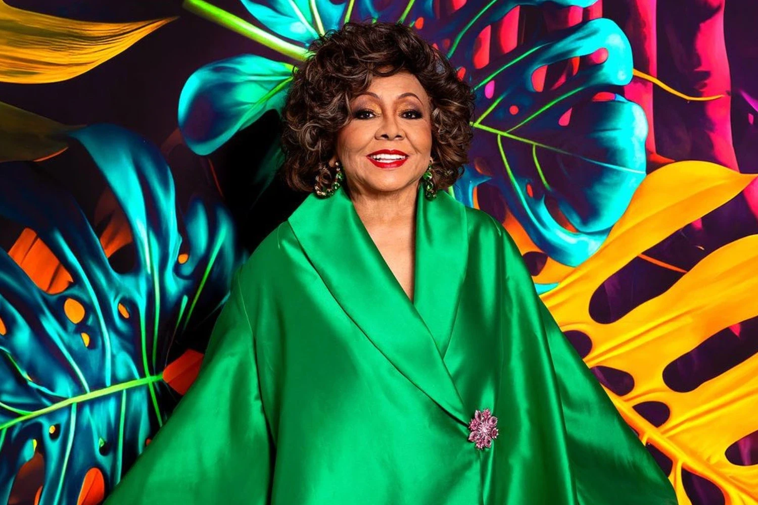 Alcione, cantora brasileira conhecida como Marrom